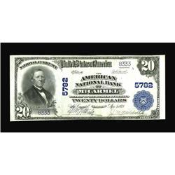 Mount Carmel, IL - $20 1902 Plain Back Fr. 659 The Amer