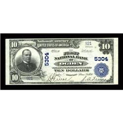 Ogden, IL - $10 1902 Plain Back Fr. 633 The First NB Ch