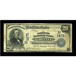 Virginia, IL - $20 1902 Date Back Fr. 642 The Farmers N