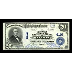 Waverly, IL - $20 1902 Plain Back Fr. 660 The First NB
