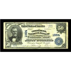 Wilmington, IL - $50 1902 Plain Back Fr. 679 The Commer