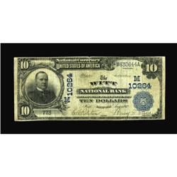 Witt, IL - $10 1902 Date Back Fr. 620 The Witt NB Ch. #