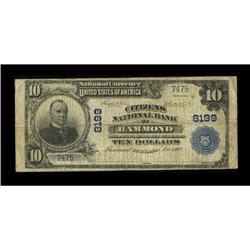 Hammond, IN - $10 1902 Plain Back Fr. 632 The Citizens
