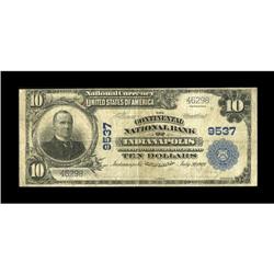 Indianapolis, IN - $10 1902 Plain Back Fr. 626 The Cont