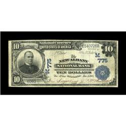 New Albany, IN - $10 1902 Date Back The New Albany NB
