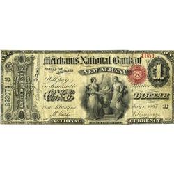 New Albany, IN - $1 Original Fr. 380 The Merchants NB C