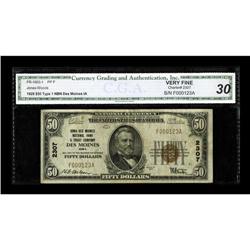 Des Moines, IA - $50 1929 Ty. 1 Iowa-Des Moines NB & TC