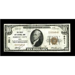 Forest City, IA - $10 1929 Ty. 1 The Forest City NB Ch.