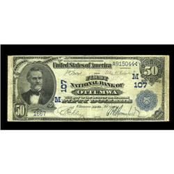 Ottumwa, IA - $50 1902 Date Back Fr. 667 The First NB C