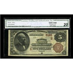 Louisville, KY - $5 1882 Brown Back Fr. 477 The Louisvi