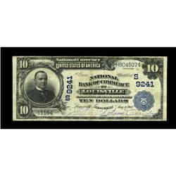 Louisville, KY - $10 1902 Date Back NB of Commerce