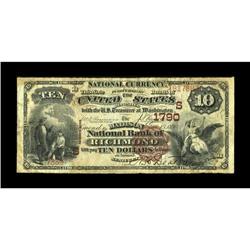 Richmond, KY - $10 1882 Brown Back Fr. 484 The Madison