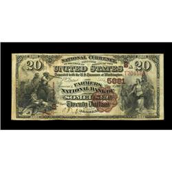 Somerset, KY - $20 1882 Brown Back Fr. 504 The Farmers