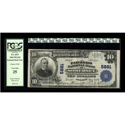 Somerset, KY - $10 1902 Plain Back Fr. 633 The Farmers