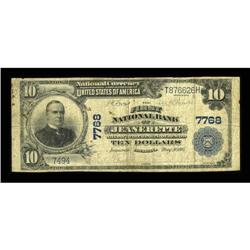 Jeanerette, LA - $10 1902 Plain Back Fr. 624 The First