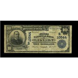 Minden, LA - $10 1902 Plain Back Fr. 631 The First NB C