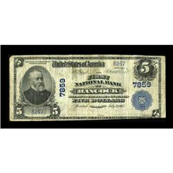 Hancock, MD - $5 1902 Plain Back Fr. 599 The First NB C
