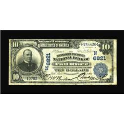 Fall River, MA - $10 1902 Plain Back Fr. 624 The Massas