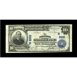 Milford, MA - $10 1902 Plain Back Fr. 624 The Milford N