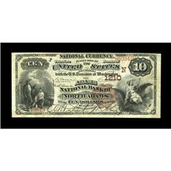 North Adams, MA - $10 1882 Brown Back Fr. 481 The Adams