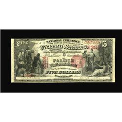 Palmer, MA - $5 1875 Fr. 401 The Palmer NB Ch. # 2324Th