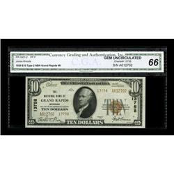 Grand Rapids, MI - $10 1929 Ty. 2 The NB of Grand Rapid