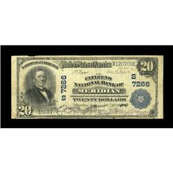 Meridian, MS - $20 1902 Plain Back Fr. 650 The Citizens