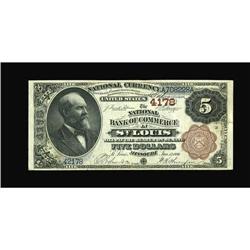 Saint Louis, MO - $5 1882 Brown Back Fr. 474 The NB of