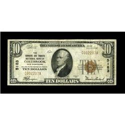 Colebrook, NH - $10 1929 Ty. 1 The Farmers & Traders NB