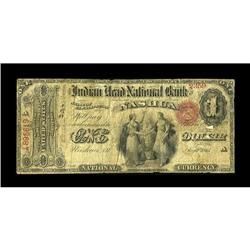 Nashua, NH - $1 Original Fr. 380 The Indian Head NB Ch.