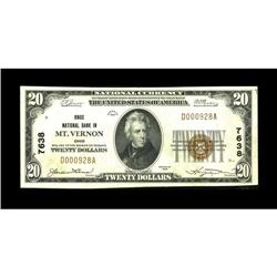 Mount Vernon, OH - $20 1929 Ty. 1 The New Knox NB Ch. #