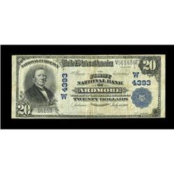 Ardmore, OK - $20 1902 Plain Back Fr. 653 The First NB