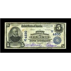 El Reno, OK - $5 1902 Plain Back Fr. 602 The First NB C