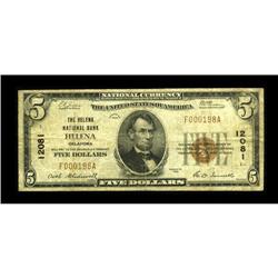 Helena, OK - $5 1929 Ty. 1 The Helena NB Ch. # 12081Thi