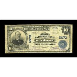 Hennessey, OK - $10 1902 Plain Back Fr. 633 The First N