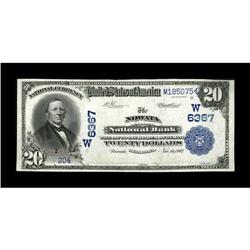 Nowata, OK - $20 1902 Plain Back Fr. 652 The Nowata NB