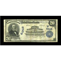 Okmulgee, OK - $20 1902 Plain Back Fr. 659 The First NB
