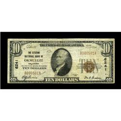 Okmulgee, OK - $10 1929 Ty. 1 The Citizens NB Ch. # 624