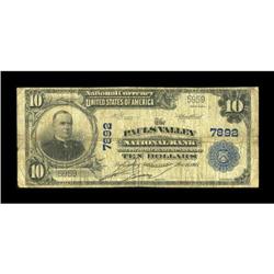 Pauls Valley, OK - $10 1902 Plain Back Fr. 626 The Paul
