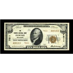 Pawnee, OK - $10 1929 Ty. 2 The Pawnee NB Ch. # 7611Thi