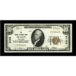 Prague, OK - $10 1929 Ty. 1 The Prague NB Ch. # 8159A r