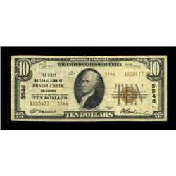 Pryor Creek, OK - $10 1929 Ty. 2 The First NB Ch. # 554