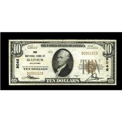 Sulphur, OK - $10 1929 Ty. 1 Park NB Ch. # 9046This ban