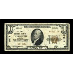 Tahlequah, OK - $10 1929 Ty. 1 The First NB Ch. # 5478T