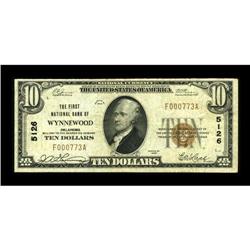 Wynnewood, OK - $10 1929 Ty. 1 The First NB Ch. # 5126A