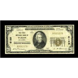 Yukon, OK - $20 1929 Ty. 1 The First NB Ch. # 6159This