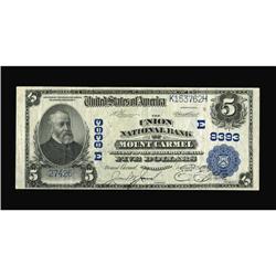 Mount Carmel, PA - $5 1902 Plain Back Fr. 601 The Union