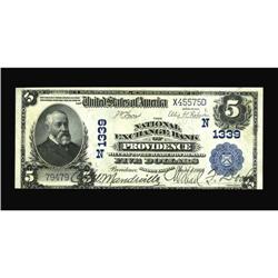 Providence, RI - $5 1902 Plain Back Fr. 598 The Nationa