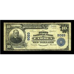 Camden, SC - $10 1902 Plain Back Fr. 626 The First NB C