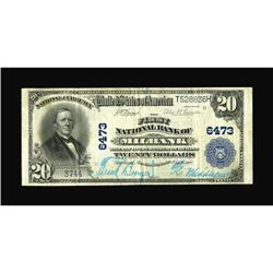 Milbank, SD - $20 1902 Plain Back Fr. 650 The First NB